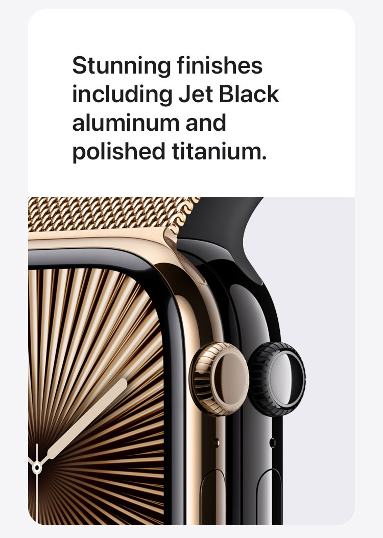 Learn more about Apple Watch Series 10